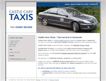 Tablet Screenshot of castlecarytaxis.co.uk